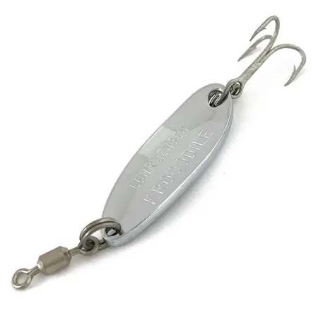 Luhr Jensen Krocodile, Хром/зелений, 7 г, блесна коливалка (колебалка) #15453