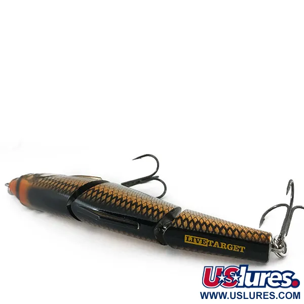 LiveTarget  Live Target Swimbait Slow Sink, золото, 70 г, воблер #15465