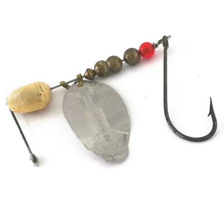 ​Mepps Lusox 2, срібло/червоний, 17 г, блешня оберталка (вертушка) #15483