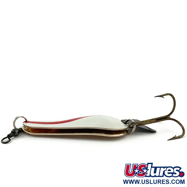 Dymara Classic Spoon (Twin Blade), Хром/біле, 30 г, блесна коливалка (колебалка) #15515