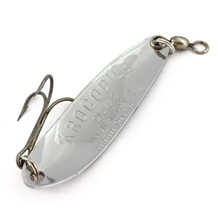 Luhr Jensen Krocodile #3, Хром, 10 г, блесна коливалка (колебалка) #15602