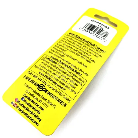 Panther Martin Dual Flash, золото/срібло, 10 г, блешня оберталка (вертушка) #15793