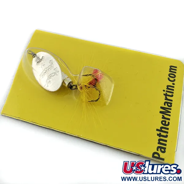  Panther Martin Zavorra con Mosca 2, срібло, 2,5 г, блешня оберталка (вертушка) #15822