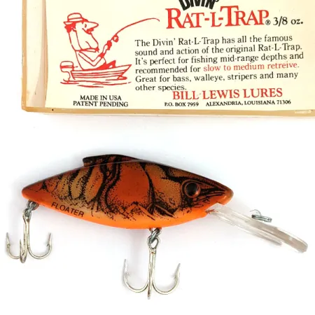 ​Bill Lewis DIVIN' MAG TRap Rat-L-Trap Floater, 10 г, воблер #15912