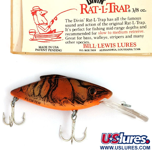 ​Bill Lewis DIVIN' MAG TRap Rat-L-Trap Floater