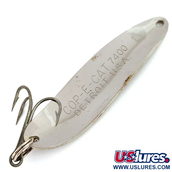 Eppinger Dardevle Cop-E-Cat 7400, Хром/білий, , блесна коливалка (колебалка) #15919