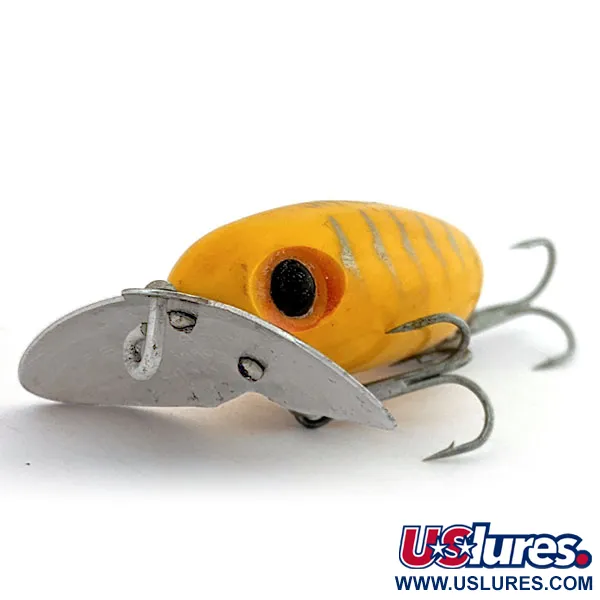  Fred Arbogast Jitterbug, Жовтий, 10 г, воблер #15926