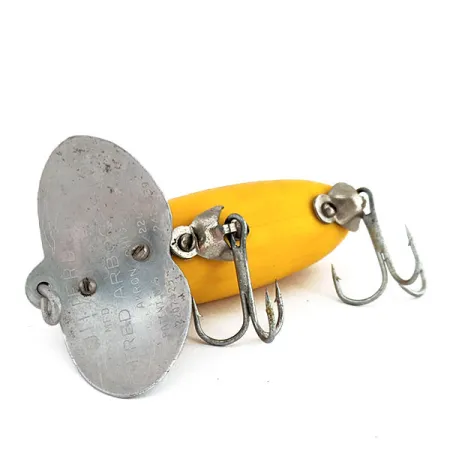 Fred Arbogast Jitterbug, Жовтий, 10 г, воблер #15926