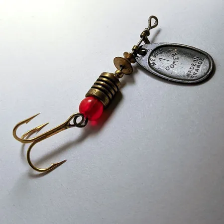 Mepps Comet 1, Чорний, 3,5 г, блешня оберталка (вертушка) #15957