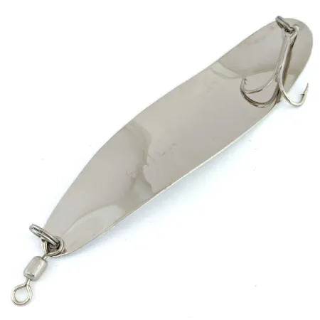 Gator (світиться в темряві), Хром/біла Glow - світиться у темряві, 31 г, блесна коливалка (колебалка) #15959