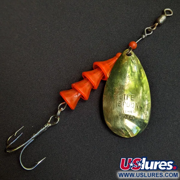  Luhr Jensen TEE Spoon, золото, 10 г, блешня оберталка (вертушка) #15981