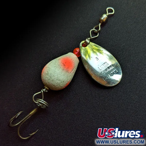  Luhr Jensen Cherry Bobber, Хром, 2,5 г, блешня оберталка (вертушка) #15982