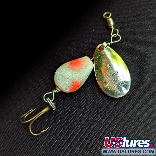  Luhr Jensen Cherry Bobber, Хром, 2,5 г, блешня оберталка (вертушка) #15982