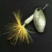 Yakima Bait Worden’s Original Rooster Tail, срібло, 3,6 г, блешня оберталка (вертушка) #15993
