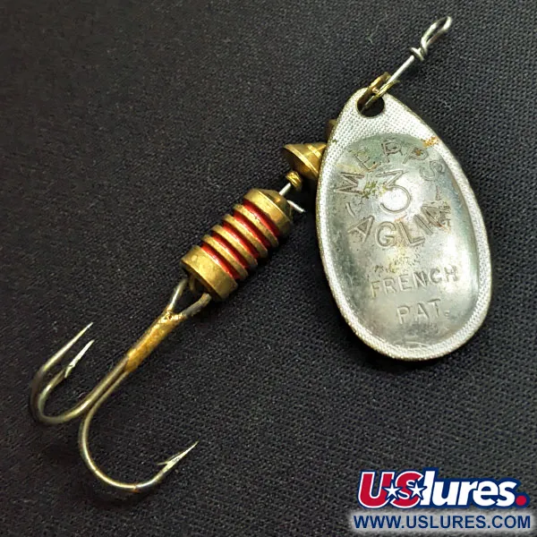  Mepps Aglia 3, срібло, 7 г, блешня оберталка (вертушка) #15998