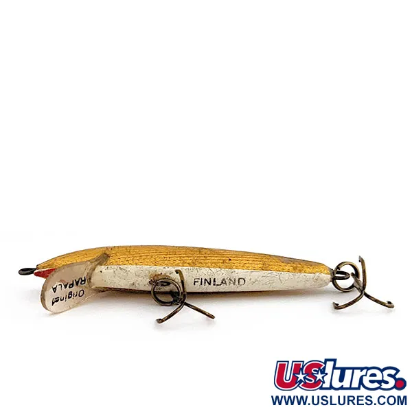  ​Rapala Original Floater F6, раритет, G (Gold), 3 г, воблер #16021