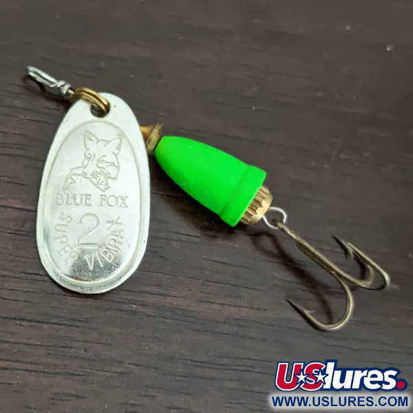 Blue Fox Super Vibrax 2, срібло, 6 г, блешня оберталка (вертушка) #16143