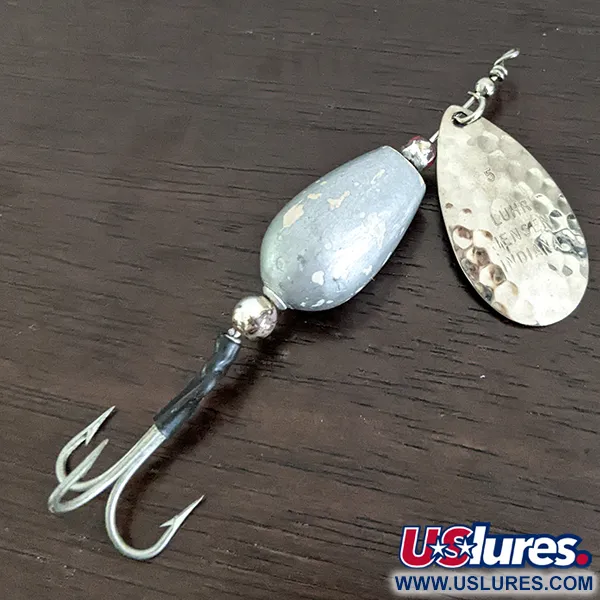  Luhr Jensen Cherry Bobber, Хром, 5,5 г, блешня оберталка (вертушка) #16209