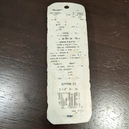 L&S Bait Mirro lure MirrOlure S25MR Suspending Twitchbait, 21 г, воблер #16258