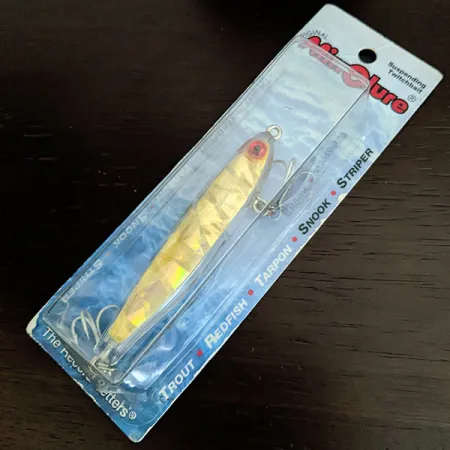 L&S Bait Mirro lure MirrOlure MirrOMinnow 19MR Suspending Twitchbait, золото, 11 г, воблер #16300