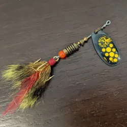 Mepps Black Fury 3 dressed (білячий хвіст)