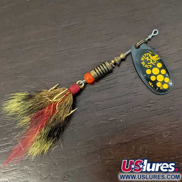 Mepps Black Fury 3 dressed (білячий хвіст)