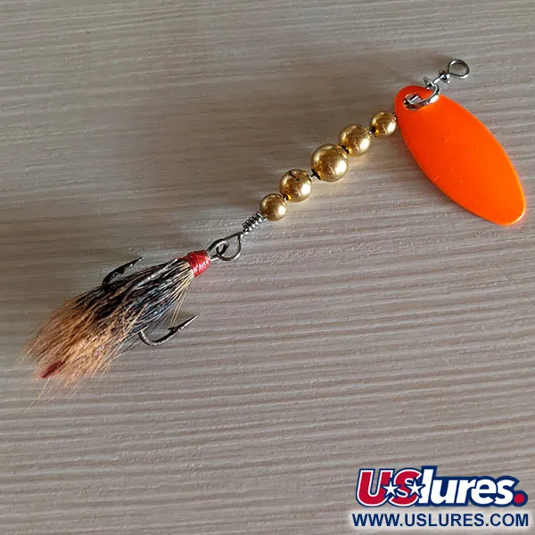 Renosky Lures Swiss Swing UV (світиться в ультрафіолеті), неоновий помаранчевий UV - світиться в ультрафіолеті, 2,7 г, блешня оберталка (вертушка) #16486