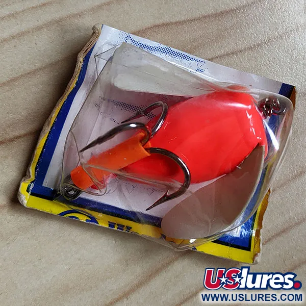 Yakima Bait Spin-N-Glo, Білий/рожевий, 9 г, блешня оберталка (вертушка) #16520