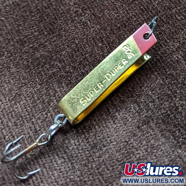  Luhr Jensen Super-Duper 502, золото, 2,5 г, блесна коливалка (колебалка) #16531