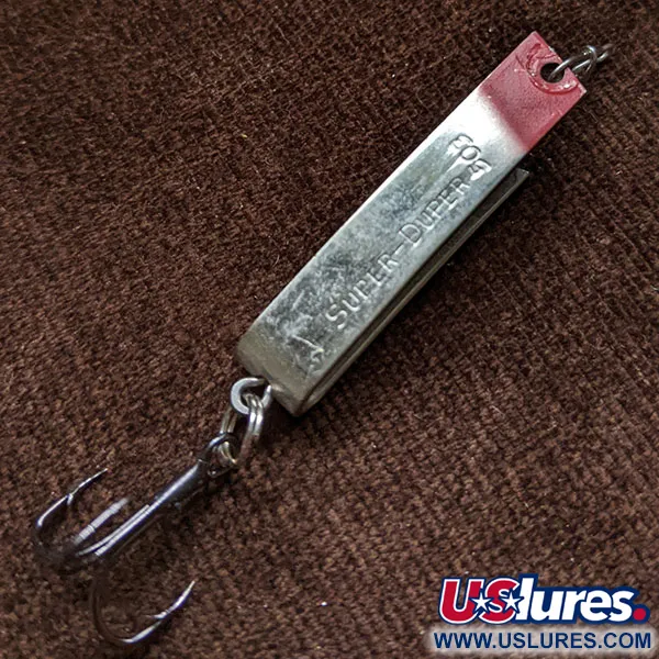  Luhr Jensen Super-Duper 503, нікель/червоний, 4,3 г, блесна коливалка (колебалка) #16548