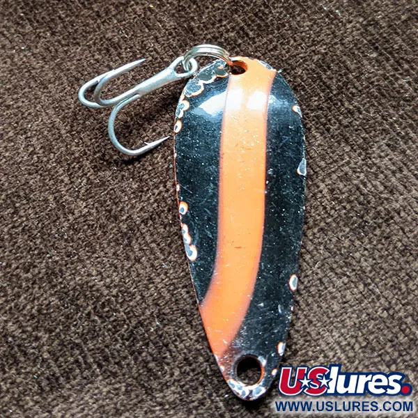  Worth Chippewa Steel Spoon, нікель/червоний/чорний, 6 г, блесна коливалка (колебалка) #16554