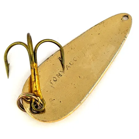 Tony Accetta Tony's Spoon, золото/блакитний, 11 г, блесна коливалка (колебалка) #16559