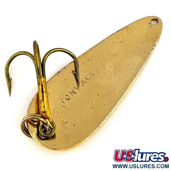  Tony Accetta Tony's Spoon, золото/блакитний, 11 г, блесна коливалка (колебалка) #16559