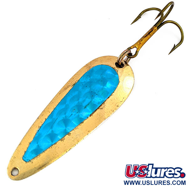  Tony Acсetta Tony's Spoon, золото/блакитний, 11 г, блесна коливалка (колебалка) #16559