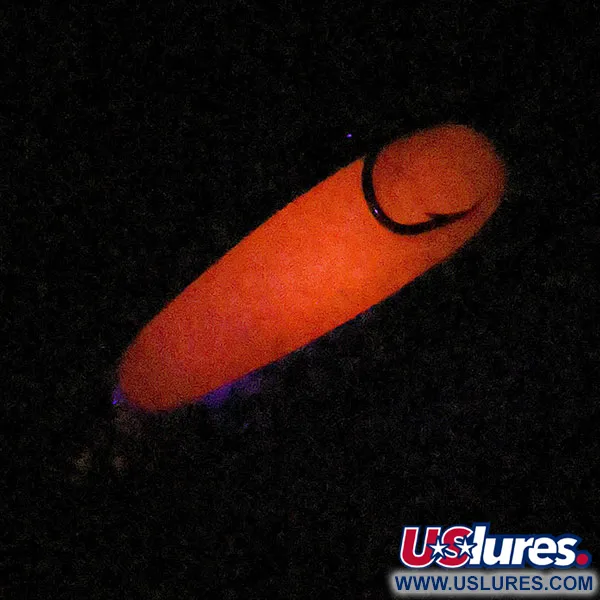  ​Nebco Pixee UV (світиться в ультрафіолеті), нікель/помаранчевий, 14 г, блесна коливалка (колебалка) #16577