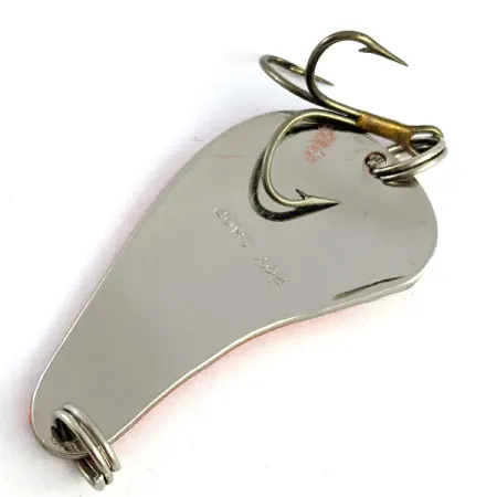 Worth PÖС Chop UV (світиться в ультрафіолеті), нікель/червоний UV, 11 г, блесна коливалка (колебалка) #16793