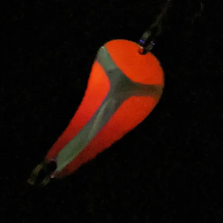 Worth PÖС Chop UV (світиться в ультрафіолеті), нікель/червоний UV, 11 г, блесна коливалка (колебалка) #16793