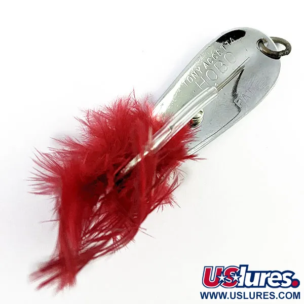  Tony Accetta HOBO, нікель/червоний, 12 г, блесна коливалка (колебалка) #16599