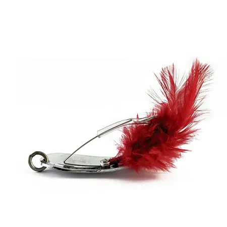 Tony Accetta HOBO, нікель/червоний, 12 г, блесна коливалка (колебалка) #16599