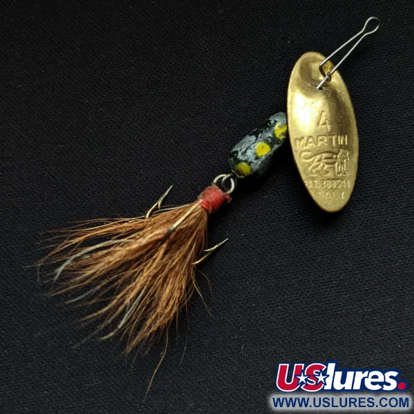  Panther Martin 4 Zavorra con Mosca, латунь, 4 г, блешня оберталка (вертушка) #16619