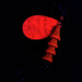 Luhr Jensen Tee Spoon 5​ UV (світиться в ультрафіолеті), нікель/червоний UV - світиться в ультрафіолеті, 12 г, блешня оберталка (вертушка) #16630