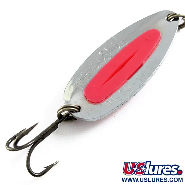  Blue Fox Pixee UV (світиться в ультрафіолеті), Чеканне нікель/рожевий UV-світиться в ультрафіолеті, 14 г, блесна коливалка (колебалка) #16632