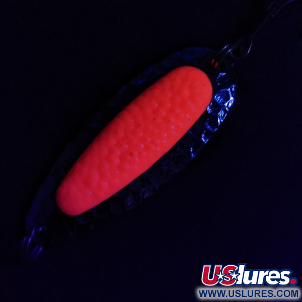  Blue Fox Pixee UV (світиться в ультрафіолеті), Чеканне нікель/рожевий UV-світиться в ультрафіолеті, 14 г, блесна коливалка (колебалка) #16632