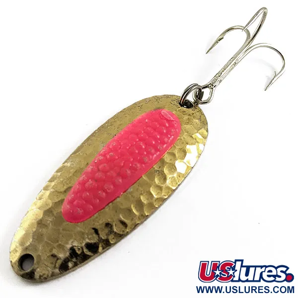  Blue Fox Pixee UV (світиться в ультрафіолеті), Чеканне золото/рожевий UV-світиться в ультрафіолеті, 24 г, блесна коливалка (колебалка) #16633