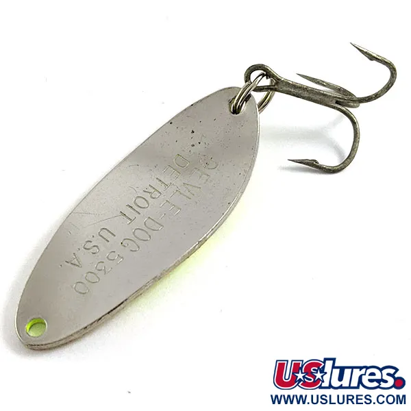 Eppinger Dardevle Devle-Dog 5300 UV (світиться в ультрафіолеті), , 10 г, блесна коливалка (колебалка) #16635