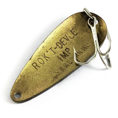 Eppinger Dardevle Bass Rok't Imp, Чорний/білий/латунь, 21 г, блесна коливалка (колебалка) #16636