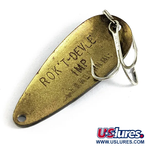 Eppinger Dardevle Bass Rok't Imp, Чорний/білий/латунь, 21 г, блесна коливалка (колебалка) #16636