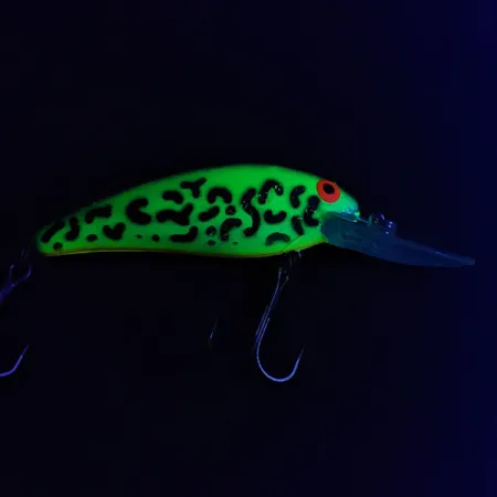 Bomber model 7A baby striper UV (світиться в ультрафіолеті), Fire Tiger, 14 г, воблер #16641