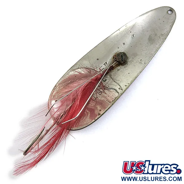 Eppinger Незачіпляйка Dardevle Dardevle (1950-х років), Червоний/білий/нікель, 28 г, блесна коливалка (колебалка) #16651