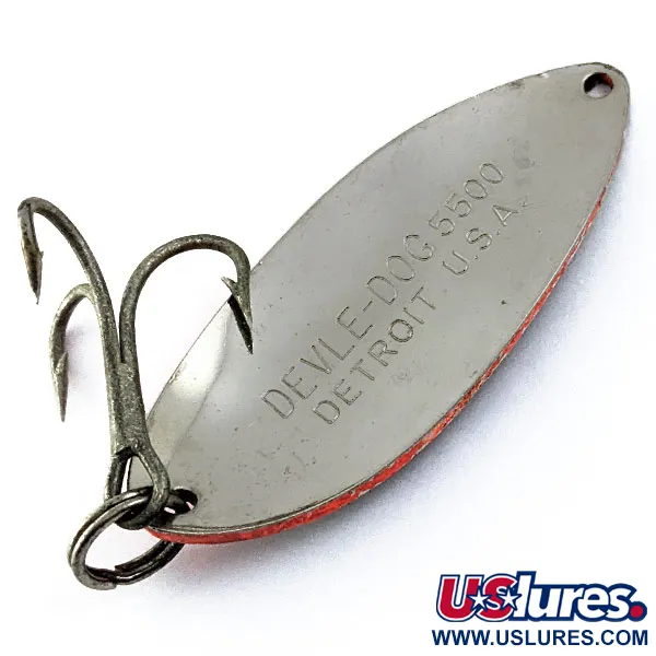 Eppinger Dardevle Devle-Dog 5500 UV (світиться в ультрафіолеті), , 21 г, блесна коливалка (колебалка) #16654